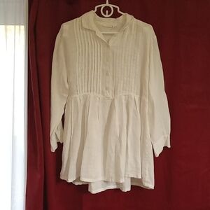 White Wash linen med top